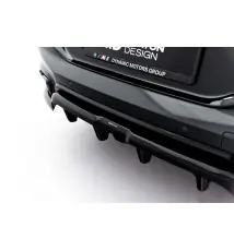 Arriere Splitter (avec une barre verticale) V.1 BMW X6 M-Pack G06 Facelift