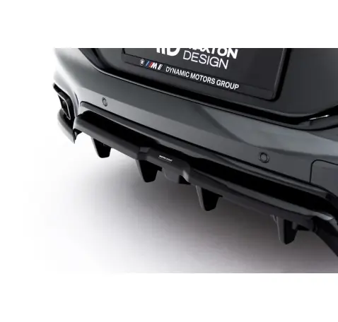 Arriere Splitter (avec une barre verticale) V.2 BMW X6 M-Pack G06 Facelift