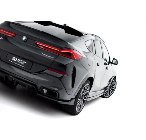 Arriere Splitter (avec une barre verticale) V.2 BMW X6 M-Pack G06 Facelift