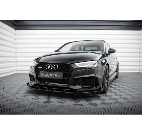 Street Pro Lame Du Pare-Chocs Avant V.1 + Flaps Audi RS3 Sedan 8V Facelift