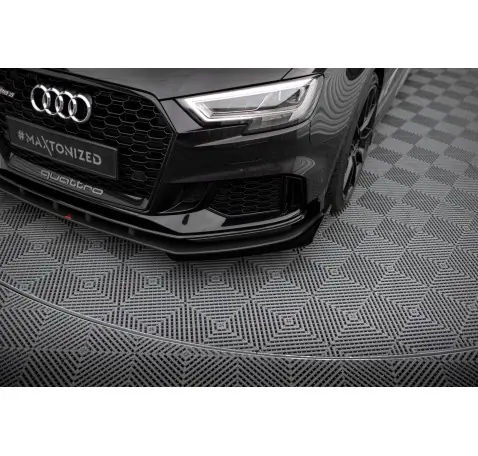Street Pro Lame Du Pare-Chocs Avant V.1 + Flaps Audi RS3 Sedan 8V Facelift