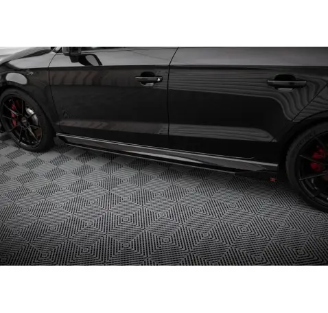 Street Pro Rajouts Des Bas De Caisse V.1 + Flaps Audi RS3 Sedan 8V Facelift