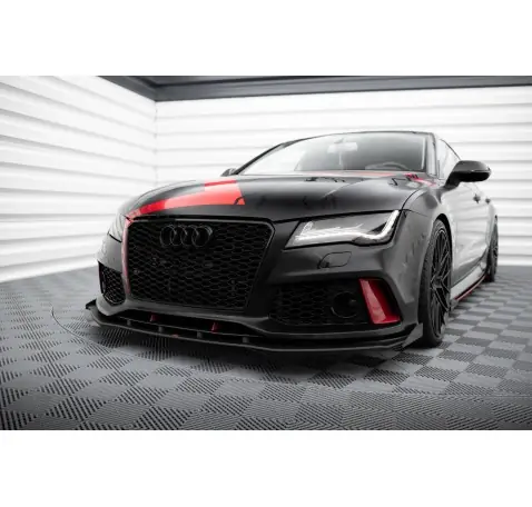 Street Pro Lame Du Pare-Chocs Avant + Flaps Audi A7 RS7 Look C7