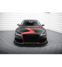 Street Pro Lame Du Pare-Chocs Avant + Flaps Audi A7 RS7 Look C7
