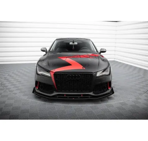 Street Pro Lame Du Pare-Chocs Avant + Flaps Audi A7 RS7 Look C7