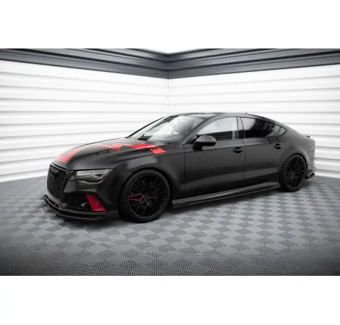 Street Pro Rajouts Des Bas De Caisse + Flaps Audi A7 RS7 Look C7