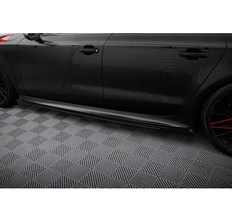 Street Pro Rajouts Des Bas De Caisse + Flaps Audi A7 RS7 Look C7