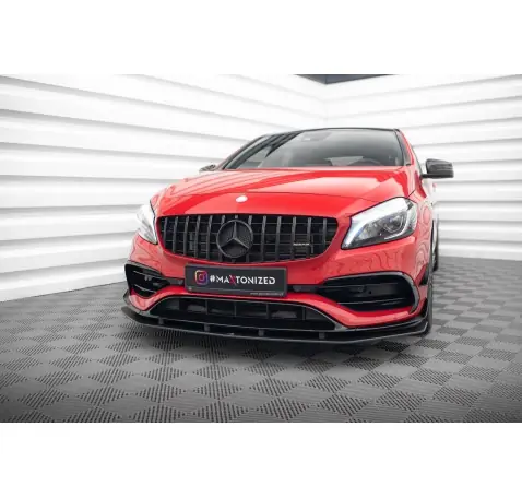 Street Pro Lame Du Pare-Chocs Avant Mercedes-Benz A 45 AMG Aero W176 Facelift