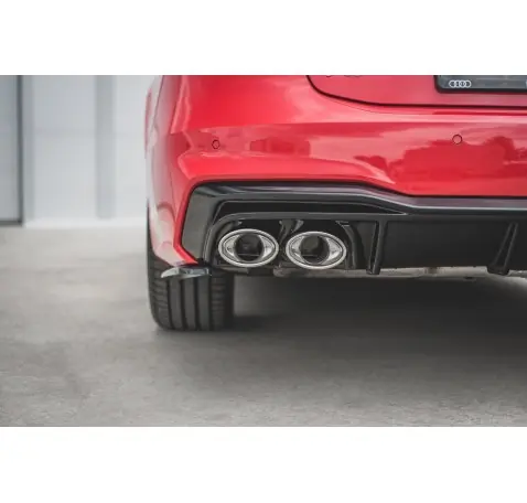 Rajout Du Pare-Chocs Arriere + Faux Pot D'échappement Audi A7 S-Line C8 / S7 C8 / C8 Facelift / S7 Facelift