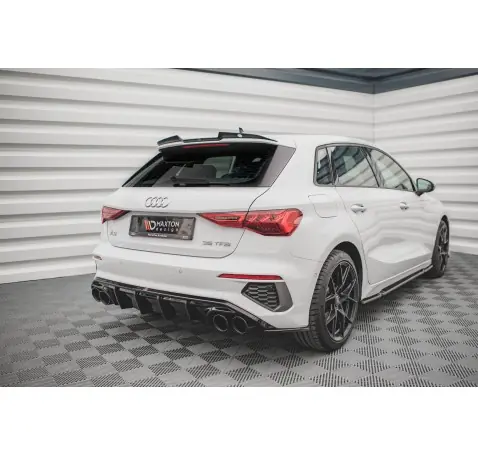 Rajout Du Pare-Chocs Arriere + Faux Pot D'échappement Audi A3 S-Line Sportback 8Y