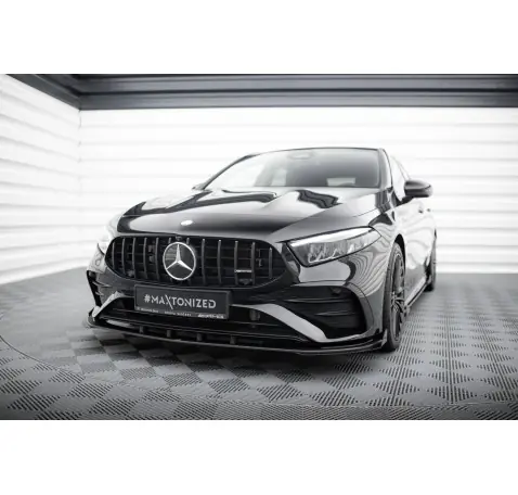 Street Pro Lame Du Pare-Chocs Avant + Flaps Mercedes-AMG A35 W177 Facelift