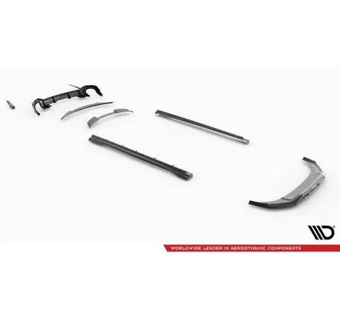 Set of Prepreg Carbon Splitters Audi RSQ8 Mk1
