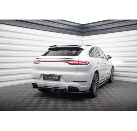 Arriere Splitter (avec une barre verticale) Porsche Cayenne Coupe / SUV Mk3