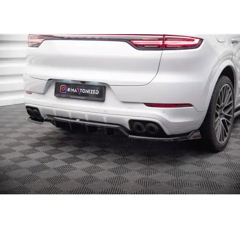 Arriere Splitter (avec une barre verticale) Porsche Cayenne Coupe / SUV Mk3