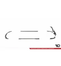 Set of Prepreg Carbon Fiber Splitters BMW M4 Coupe G82 / G82 Facelift