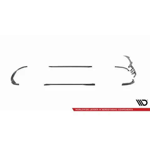 Set of Prepreg Carbon Fiber Splitters BMW M3 G80 Sedan