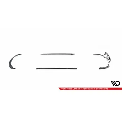 Set of Prepreg Carbon Fiber Splitters BMW M3 G81 Touring