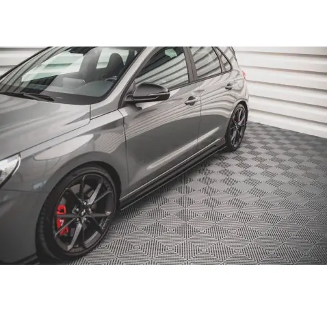 Street Pro Rajouts Des Bas De Caisse V.2 Hyundai I30 N / N-Line Hatchback / Fastback Mk3 / Mk3 Facelift