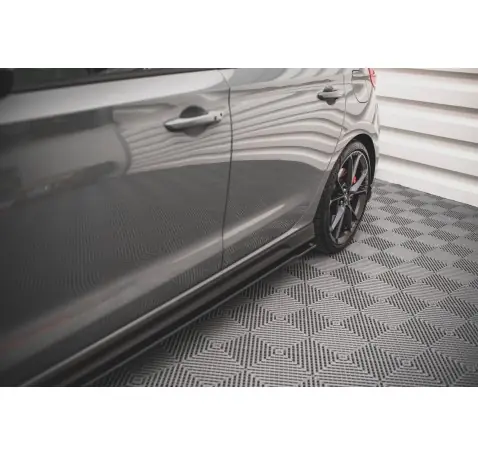 Street Pro Rajouts Des Bas De Caisse V.2 Hyundai I30 N / N-Line Hatchback / Fastback Mk3 / Mk3 Facelift