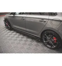 Street Pro Rajouts Des Bas De Caisse V.2 Hyundai I30 N / N-Line Hatchback / Fastback Mk3 / Mk3 Facelift