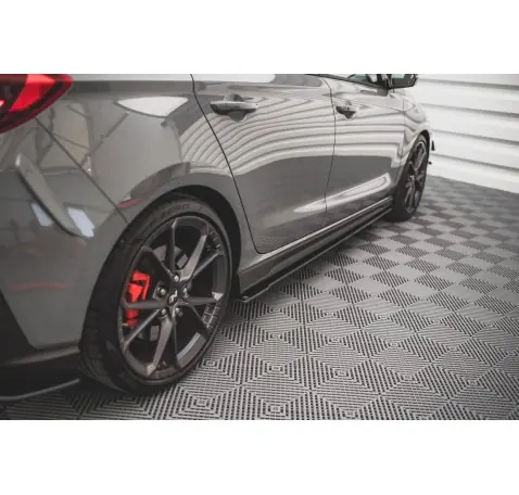 Street Pro Rajouts Des Bas De Caisse V.2 Hyundai I30 N / N-Line Hatchback / Fastback Mk3 / Mk3 Facelift
