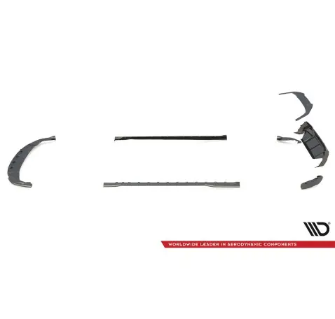 Set of Prepreg Carbon Fiber Splitters BMW 1 F40 M-Pack / M135i