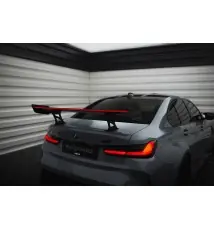 Carbon Spoiler With Internal Brackets Uprights + LED BMW M3 G80 / M340i G20 / 3 M-Pack G20 / 3 Standard G20