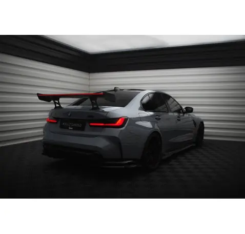 Carbon Spoiler With Internal Brackets Uprights + LED BMW M3 G80 / M340i G20 / 3 M-Pack G20 / 3 Standard G20