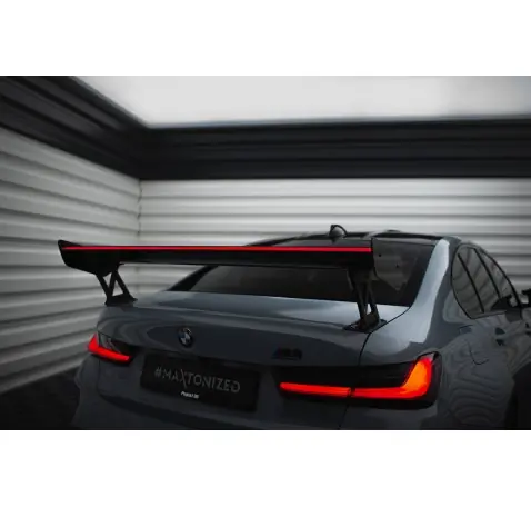 Carbon Spoiler With External Brackets Uprights + LED BMW M3 G80 / M340i G20 / 3 M-Pack G20 / 3 Standard G20