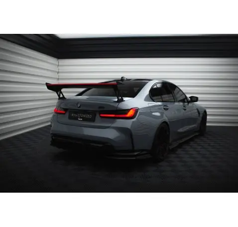 Carbon Spoiler With External Brackets Uprights + LED BMW M3 G80 / M340i G20 / 3 M-Pack G20 / 3 Standard G20