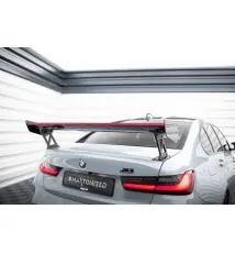 Carbon Spoiler With External Brackets Uprights + LED BMW M3 G80 / M340i G20 / 3 M-Pack G20 / 3 Standard G20