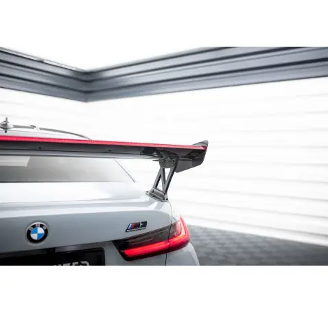 Carbon Spoiler With External Brackets Uprights + LED BMW M3 G80 / M340i G20 / 3 M-Pack G20 / 3 Standard G20