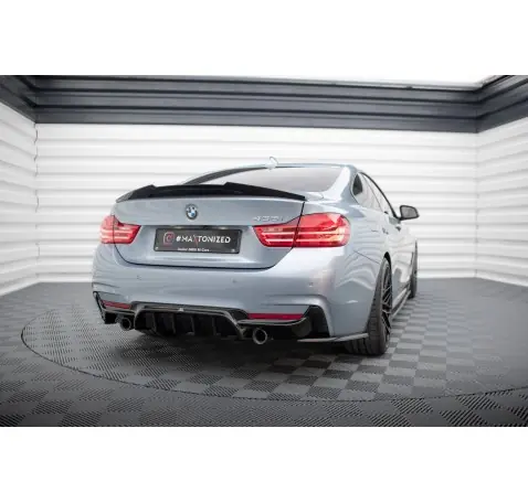 Diffuseur Arrière Complet BMW 4 Coupe / Gran Coupe / Cabrio M-Pack F32 / F36 / F33 (Version avec échappements simples des deux