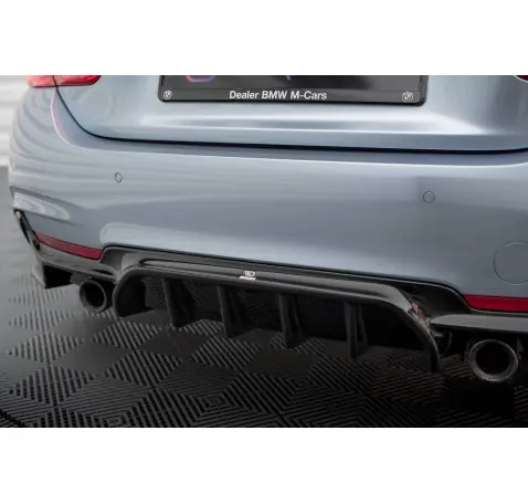 Diffuseur Arrière Complet BMW 4 Coupe / Gran Coupe / Cabrio M-Pack F32 / F36 / F33 (Version avec échappements simples des deux