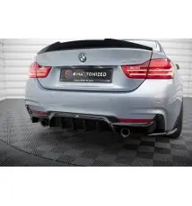 Diffuseur Arrière Complet BMW 4 Coupe / Gran Coupe / Cabrio M-Pack F32 / F36 / F33 (Version avec échappements simples des deux