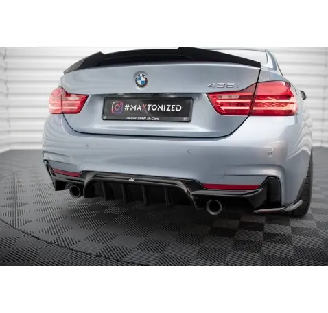 Diffuseur Arrière Complet BMW 4 Coupe / Gran Coupe / Cabrio M-Pack F32 / F36 / F33 (Version avec échappements simples des deux