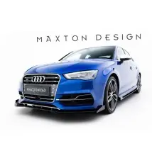 Street Pro Lame Du Pare-Chocs Avant + Flaps Audi S3 / A3 S-Line Sedan 8V