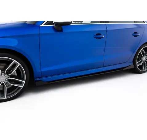 Street Pro Rajouts Des Bas De Caisse + Flaps Audi S3 / A3 S-Line Sedan 8V