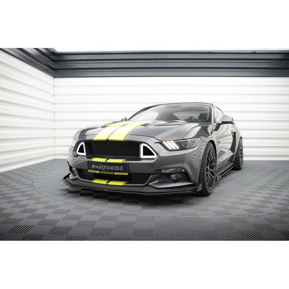 Street Pro Lame Du Pare-Chocs Avant + Flaps Ford Mustang GT Mk6