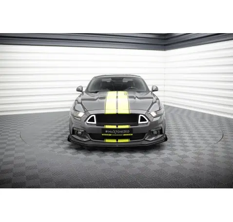 Street Pro Lame Du Pare-Chocs Avant + Flaps Ford Mustang GT Mk6