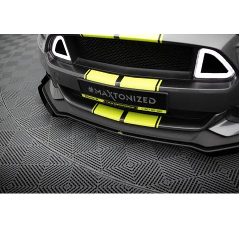 Street Pro Lame Du Pare-Chocs Avant + Flaps Ford Mustang GT Mk6