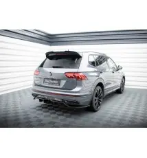 Arriere Splitter (avec une barre verticale) Volkswagen Tiguan Allspace R-Line Mk2 Facelift