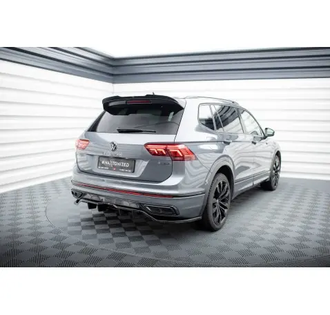 Arriere Splitter (avec une barre verticale) Volkswagen Tiguan Allspace R-Line Mk2 Facelift