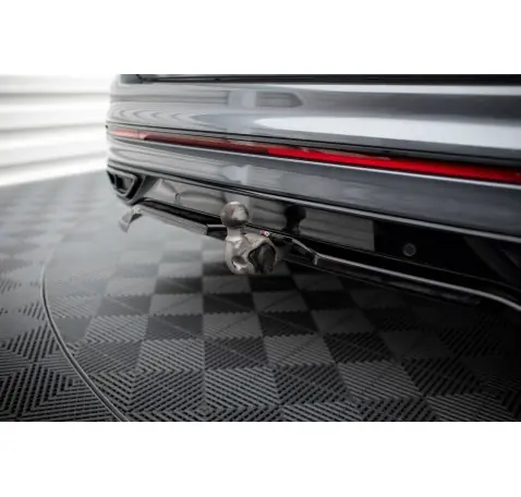 Arriere Splitter (avec une barre verticale) Volkswagen Tiguan Allspace R-Line Mk2 Facelift