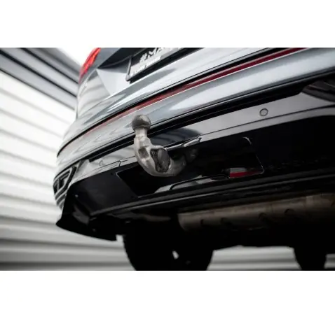 Arriere Splitter (avec une barre verticale) Volkswagen Tiguan Allspace R-Line Mk2 Facelift