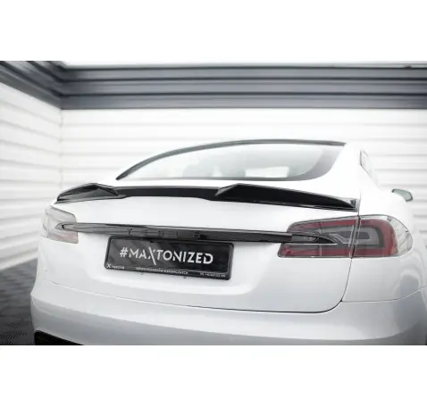 Spoiler Cap 3D Tesla Model S Plaid Mk1 Facelift