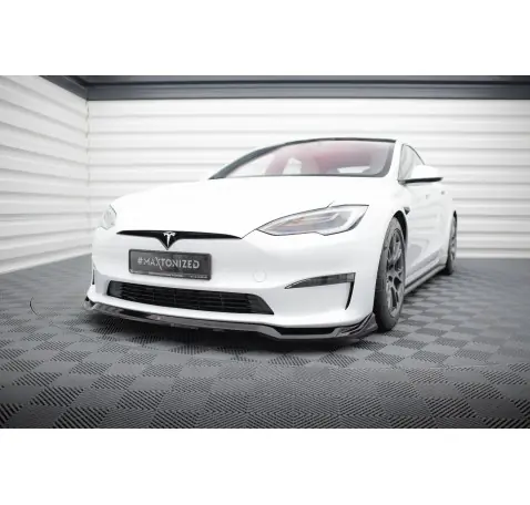 Lame Du Pare-Chocs Avant V.2 Tesla Model S Plaid Mk1 Facelift