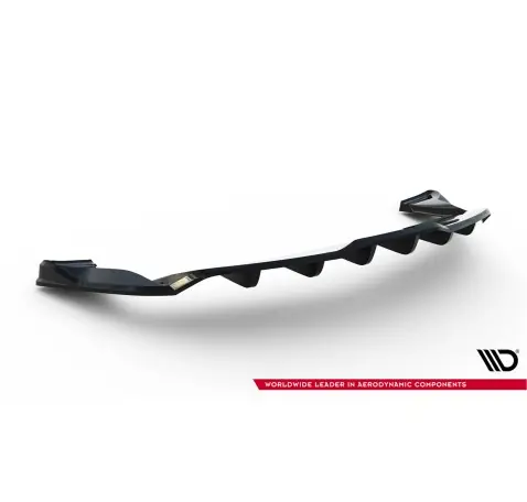 Arriere Splitter (avec une barre verticale) V.1 Tesla Model S Plaid Mk1 Facelift