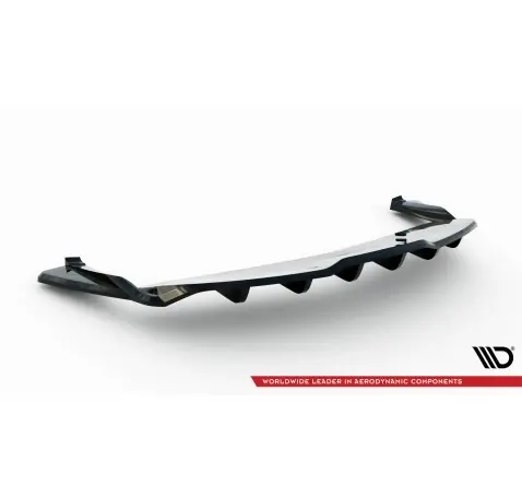 Arriere Splitter (avec une barre verticale) V.2 Tesla Model S Plaid Mk1 Facelift