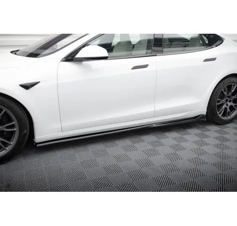 Rajouts Des Bas De Caisse V.1 Tesla Model S Plaid Mk1 Facelift